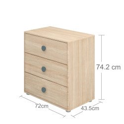 FLEXA chest of drawers Popsicle blueberry 