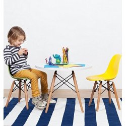 C&R EAMES table for kids (white) 