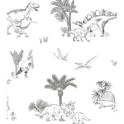 LILIPINSO carta da parati DINOSAURUS