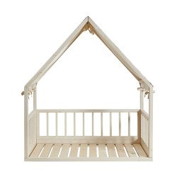 ETTOMIO ettino montessori evolutive house bed in natural white 