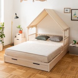 ETTOMIO montessori evolutive house bed Ettone with underbed