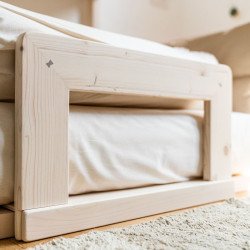 ETTOMIO letto evolutivo montessoriano Ettone Casetta in bianco