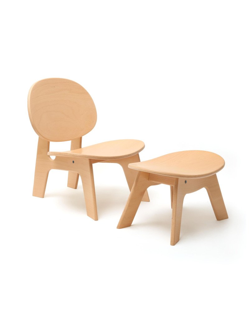 CHARLIE CRANE chair and stool Hiro 