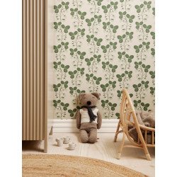 FERM LIVING Strawberry Field Wallpaper (green)