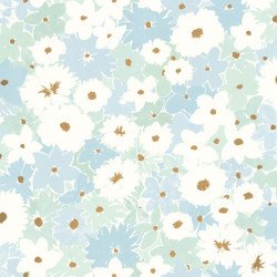 CASELIO wallpaper Flora (blue) 