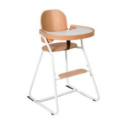 CHARLIE CRANE tibu adaptive high chair white/birch 