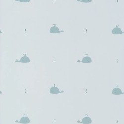 casadeco - wallpaper WHALE (BLUE) 