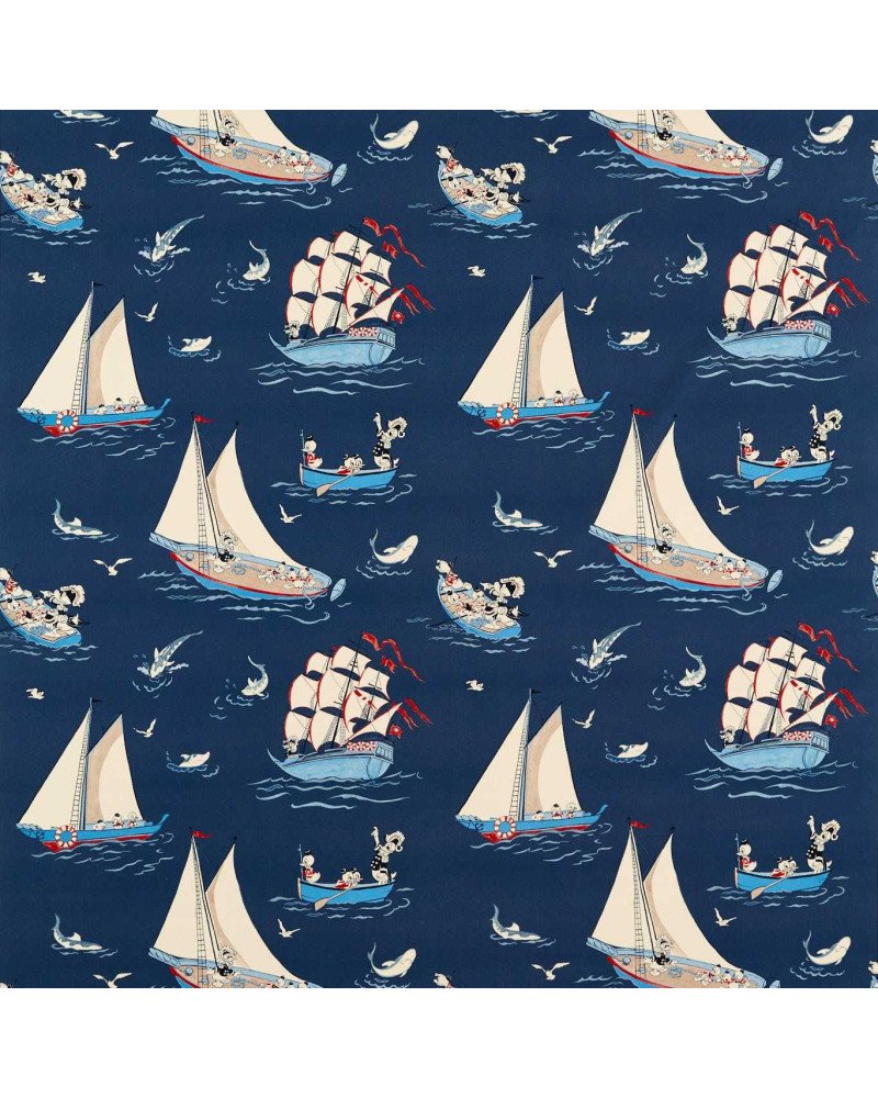 SANDERSON fabric MICKEY & MINNIE 