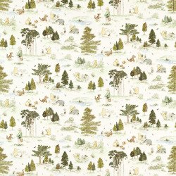SANDERSON fabric WINNIE THE POOH 