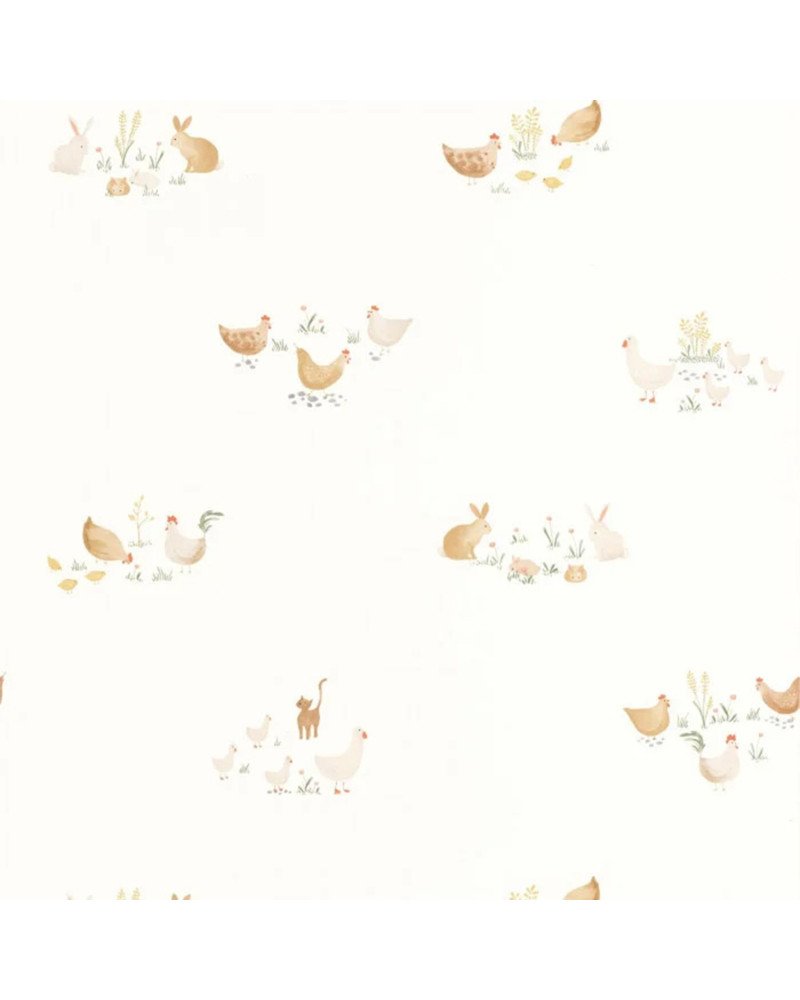 CASADECO papel pintado COMPANIONS OF THE FARM Spedizione gratuita