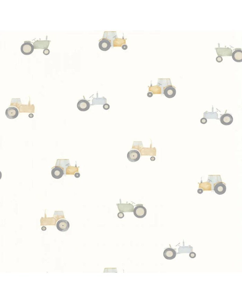 CASADECO wallpaper VINTAGE TRACTOR (natural) 