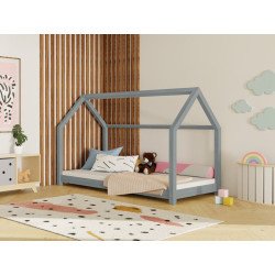 BENLEMI cama estilo casa Montessori Tery (gris)