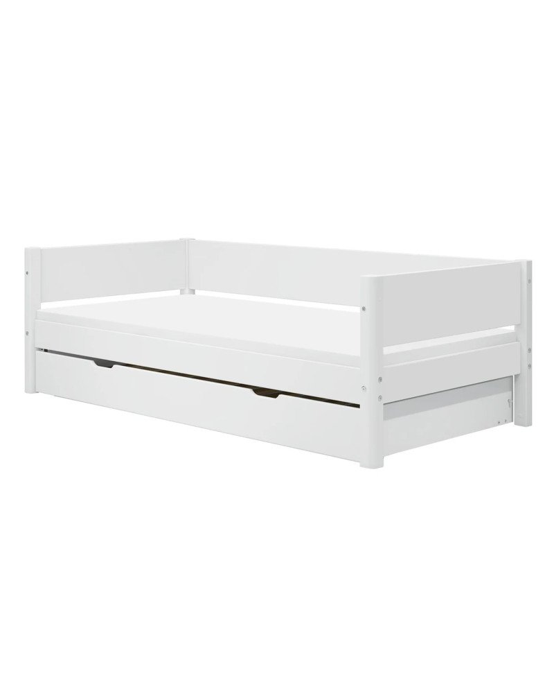 FLEXA Letto da giorno con letto estraibile (Bianco)