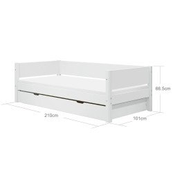 FLEXA Daybed (White) 