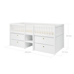 FLEXA Daybed Freja (White) 