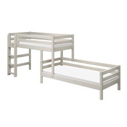 FLEXA Letto Classic semi-alto con scala dritta