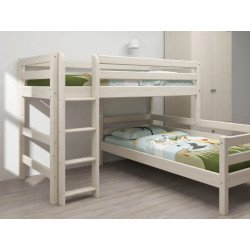 FLEXA Letto Classic semi-alto con scala dritta