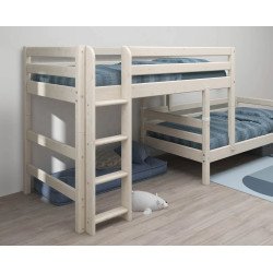 FLEXA Letto Classic semi-alto con scala dritta