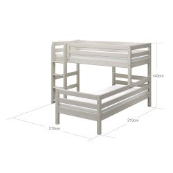 FLEXA Classic Semi-high bed w.