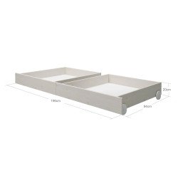 FLEXA Letto a castello Classic con scala dritta
