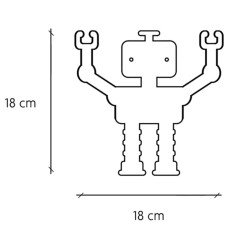 TRESXICS appendiabiti robot Q1