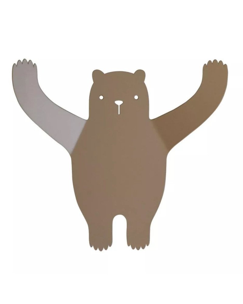 TRESXICS Bear wall hook (beige/brown) 