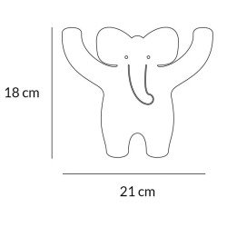 TRESXICS appendiabiti elefante