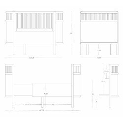 SEBRA BED BABY&JUNIOR WOODEN EDITION