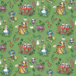 SANDERSON carta da parati ALICE NEL PAESE DELLE MERAVIGLIE