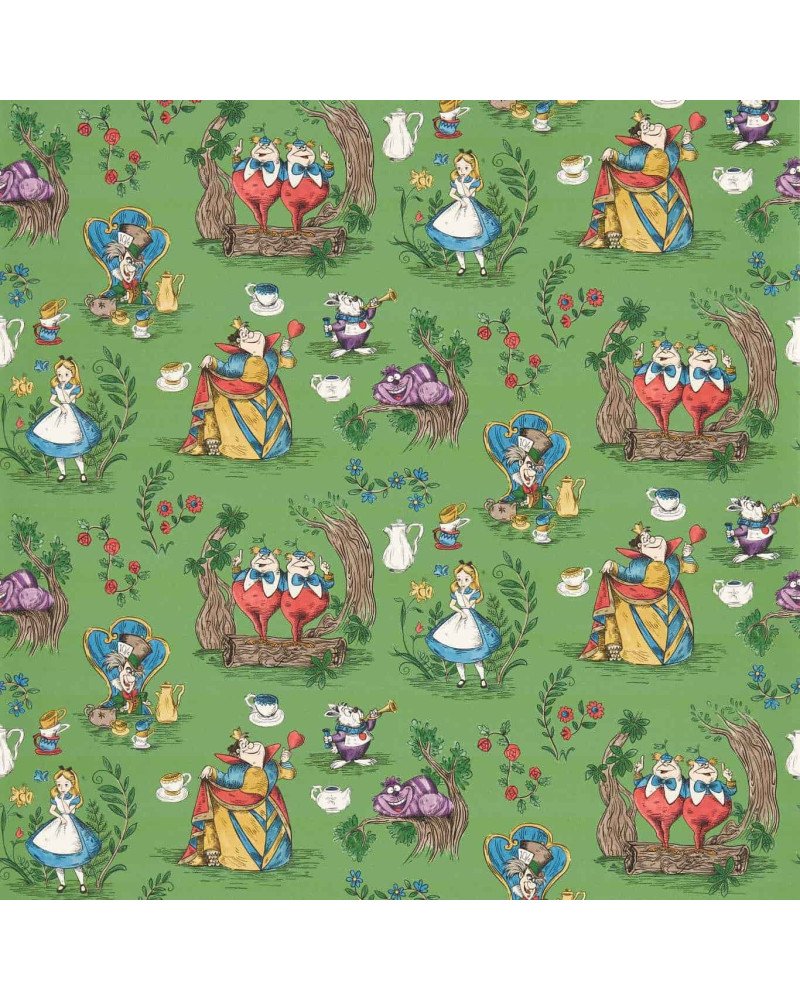 SANDERSON wallpaper ALICE IN WONDERLAND 