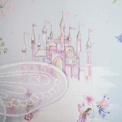 SANDERSON carta da parati FAIRY CASTLE