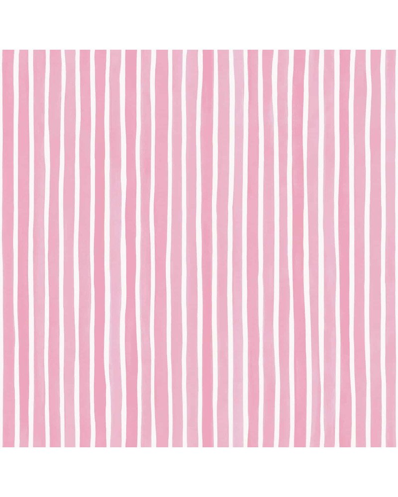 COLE & SON  CARTA DA PARATI Croquet Stripe rosa