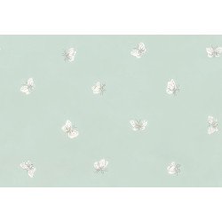 cole & son - carta da parati farfalle peaseblossom (duck egg