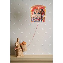 cole & son - wallpaper butterflies peaseblossom (duck egg blue) 