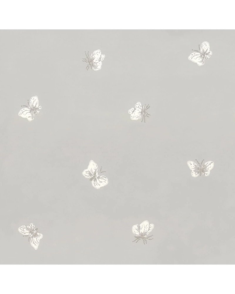 cole & son - wallpaper butterflies peaseblossom (grey) 