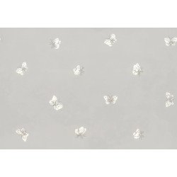 cole & son - carta da parati farfalle peaseblossom (grey)