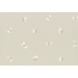 cole & son - carta da parati farfalle peaseblossom (stone)