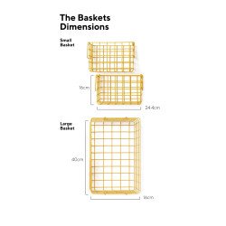 Mustard made the baskets