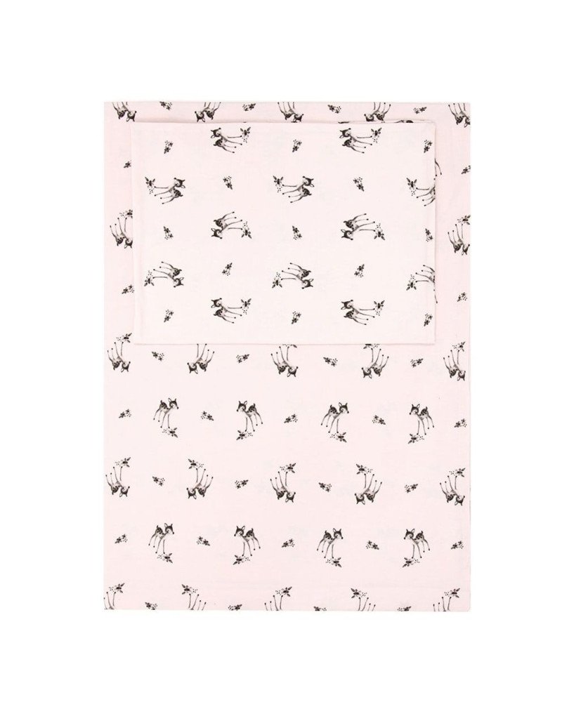 Rose in April Pink Fawn Feather Duvet