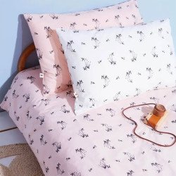 Rose in April Pink Fawn Feather Duvet