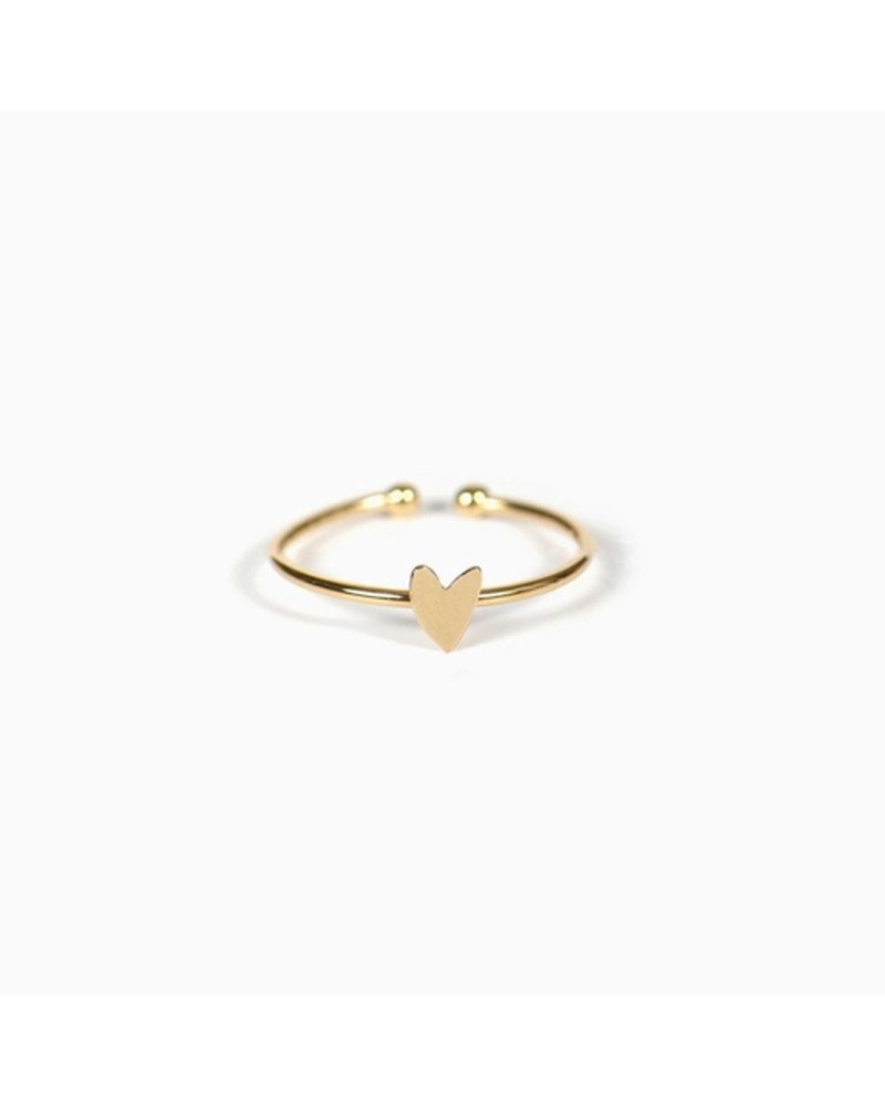 Titlee Grant Heart Ring (Poppy Red)