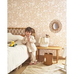 CASADECO carta da parati POETIC FOREST (Beige camel)