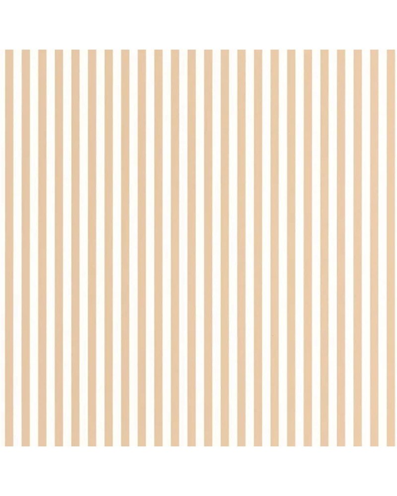 casadeco wallpaper small stripes rayure beige camel