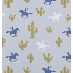 HIBOU HOME carta da parati cactus cowboy