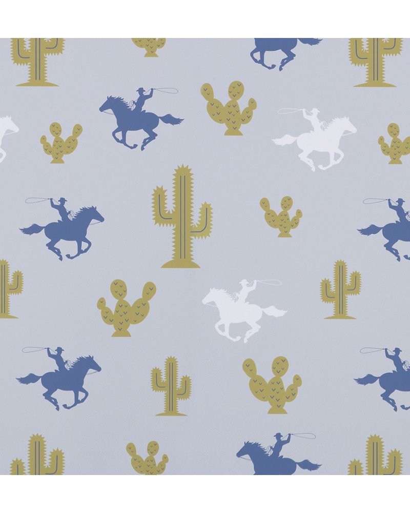 HIBOU HOME carta da parati cactus cowboy