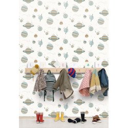 CASELIO wallpaper Univers (seafoam green/beige)