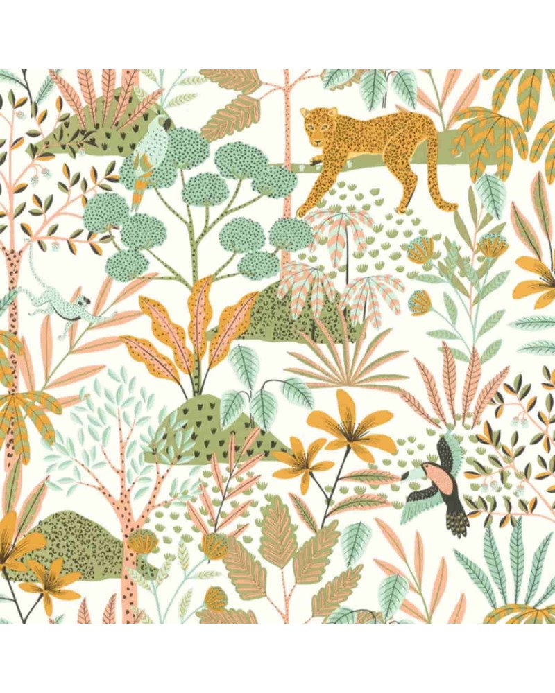 CASELIO wallpaper Jane (white green) 