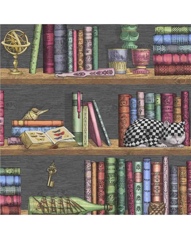 FORNASETTI wallpaper Libreria