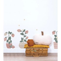 LILIPINSO Strawberry plants wall sticker