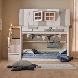 LIFETIME KIDSROOMS Cama baja con casita My Hangout / Láminas deluxe